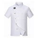 thumbnail image 1 of Manga Corta Uniforme Chef Cocina Gastronomia Moda, 1 of 8