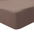 thumbnail image 1 of Unique Bargains Drap-Housse en Coton à Poche de 15 Pieds Durable Draps du Dessous Jumeau Couleur Chocolat, 1 of 10