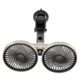 thumbnail image 3 of twisto Double Head Car Cooling Fan USB Car Fan, Angle Adjustable, Easy Installation Professional Multipurpose Auto Cooling Fans Black Gray, 3 of 8