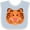 Blue and White, variant on Inktastic Tiger Face Boys or Girls Baby Bib