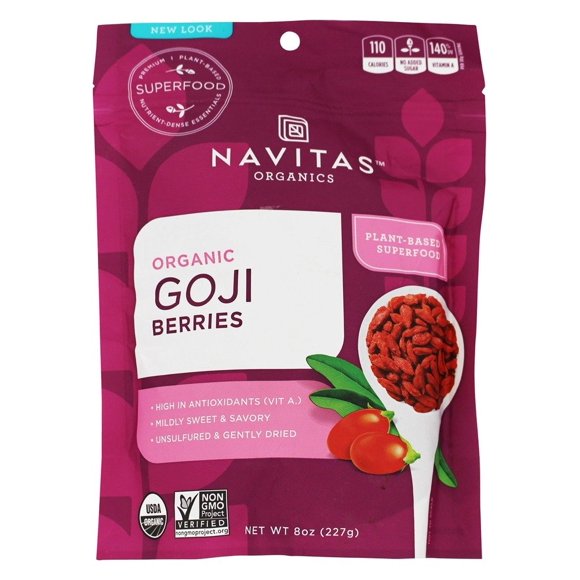 Navitas Organics - Sun-Dried Goji Berries Certified Organic - 8 oz.