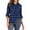 Blue-Black, variant on Womens Plaid Flannel Shirts Casual Roll Up Long Sleeve Boyfriend Button Down Checkered Shirt Big Green Grid XXL