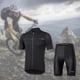 thumbnail image 2 of Conjunto de ropa de bicicleta para hombre, Jersey de ciclismo transpirable de manga corta con, 2 of 8