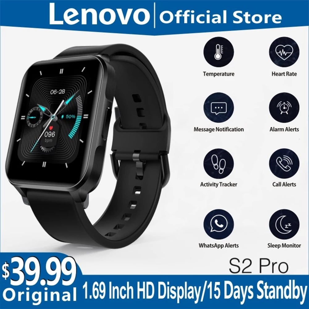 Lenovo S2 Pro Smartwatch 1.69-inch Hd 