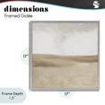 thumbnail image 4 of Stupell Industries Contemporary Smooth Neutral Hills Gray Framed Giclee Art, 17 x 17, by Dan Meneely, 4 of 8