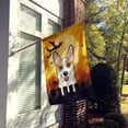 thumbnail image 2 of Caroline's Treasures BB1811CHF Halloween Sable Corgi Flag Canvas House Size , Large, multicolor, 2 of 4