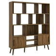 thumbnail image 5 of Transmit Bookcase with Sliding Doors in Walnut, 5 of 9