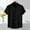 Black, variant on YLSDY Men's Stylish Stretch Wrinkle Free Short Sleeve Button Down Shirt Summer Casual Beach Vacation Button up Shirts Black L
