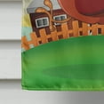 thumbnail image 4 of Carolines Treasures APH7630CHF Rooster Chicken on the Run Flag Canvas House Size  Large multicolor, 4 of 4