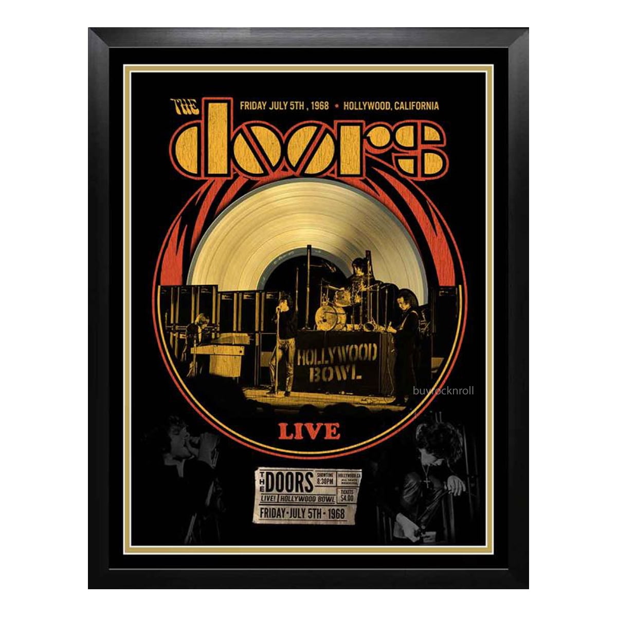 Jim Morrison Doors Live at Hollywood Bowl Concert Togo | Ubuy
