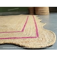 thumbnail image 4 of Natural Jute Rug, Jute Scalloped Rug, Bohemian Scallop Rug, Boho Decor Rug, Scalloped Jute Rug, Jute Scallop Rug, Jute Area Rug, Custom Rug, 4 of 5