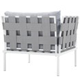 thumbnail image 4 of Ergode Harmony Outdoor Patio Aluminum Armchair - White Gray, 4 of 5