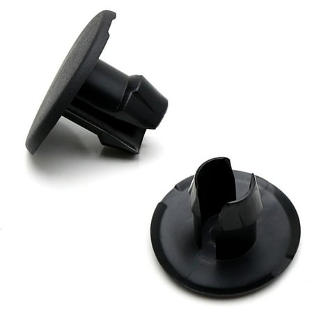 Phyun Black Round Rear Bumper Tailgate Step Pad Plug Cover For Ford F150 F250