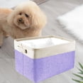 thumbnail image 1 of Cesta de juguetes para perros Colco organizador de almacenamiento de mascotas Púrpura, 1 of 7