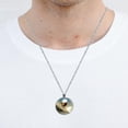thumbnail image 5 of Surfing in Summer Women's Circular Glass Pendant Necklace - Elegant Jewelry for Women, 5 of 5