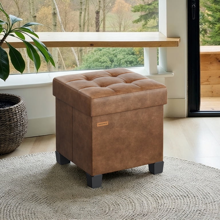 Ledrem 15 In Ottoman Storage Bench, Coffee Brown photo 6