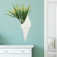 thumbnail image 2 of Conch Shaped Wall Hanging Planter Vase for Home Cafe Decoration（Vase without Flowers）, 2 of 8