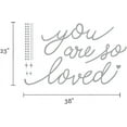 thumbnail image 3 of You Are So Loved Quote Lettering Wall Decal with Diamonds, Dots, and Heart, 3 of 3
