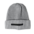 thumbnail image 1 of Japanese Style Hemming Thickened Warm Winter Hat Women Solid Color Riding Knitted Beanie Cap Costume Accessories, 1 of 10