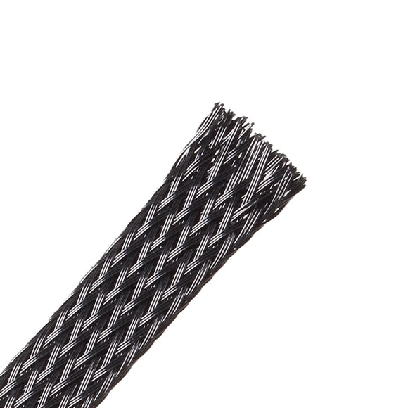 Unique Bargains PET Expandable Cord Protector, 6.5Ft-8mm Wire Loom Cable Sleeve and Organizer for OD 8-14mm Line Black