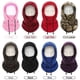thumbnail image 5 of Máscara protectora Cubierta facial de lana de invierno Mujeres Hombres Pasamontañas de esquí a prueba de viento Capucha de nieve cálida para motocicleta Esquí Pesca en hielo Camping, Rojo, 5 of 5