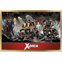 Marvel Comics - The X-Men - Team Wall Poster, 14.725" x 22.375", Framed