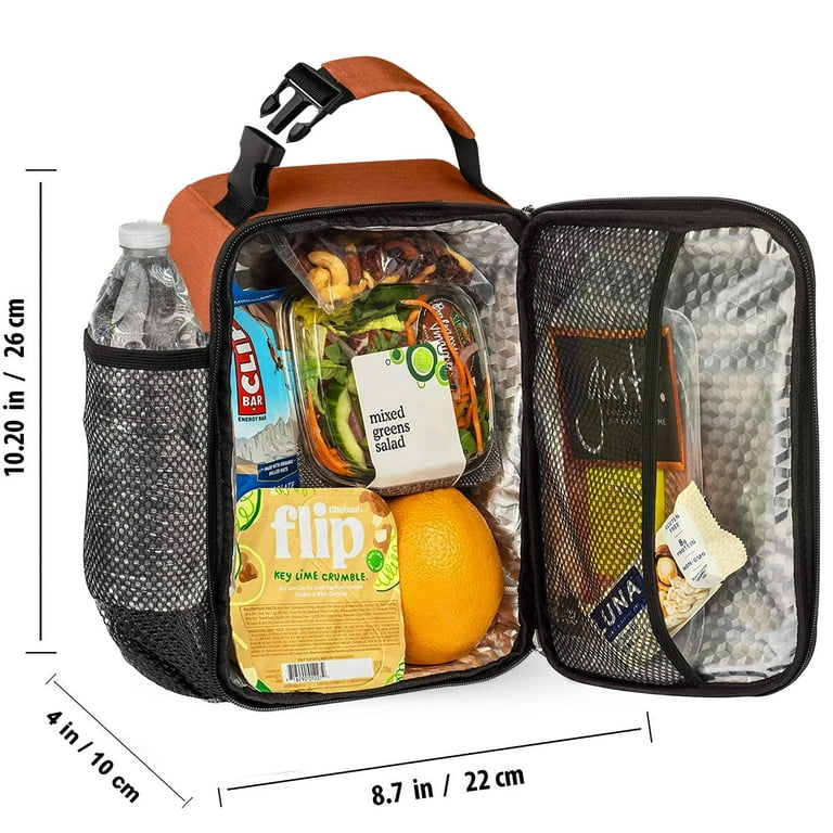 CCidea Lunch Bags for Women, Insulated Lunch Box Bag,Keep Food Cold/Warm(Grey), Adult Unisex, Size: 9 x 4.5 x 10.5, Gray