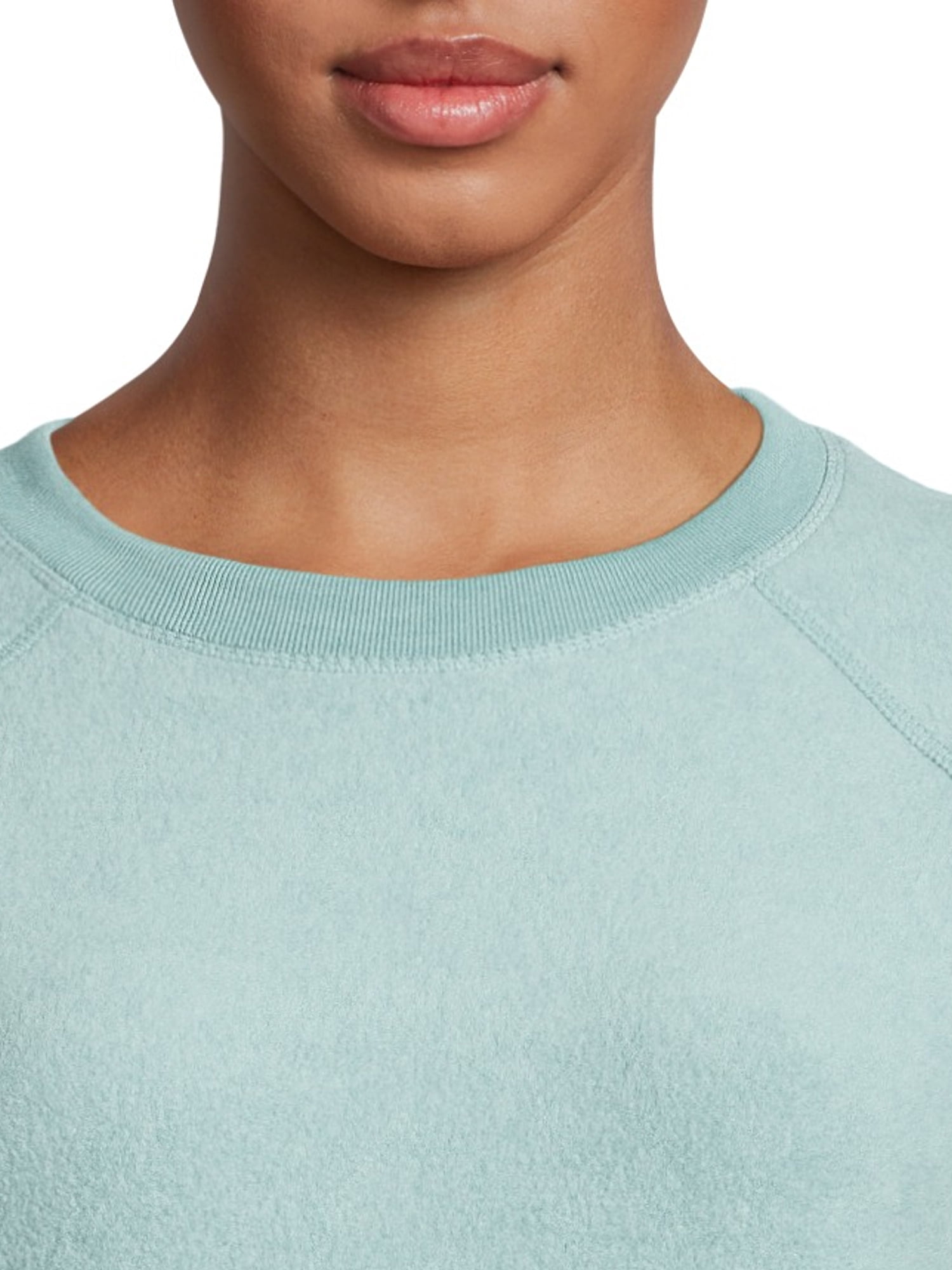 Avia Women's Fleece Pullover Top with Long Sleeves