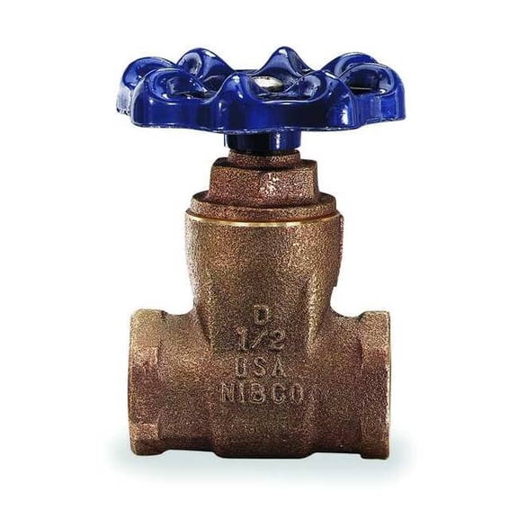 Nibco Gate Valve,1 1/4",Bronze,NPT T29 11/4