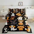 thumbnail image 2 of Erosebridal Cartoon Dog Comforter Sets Queen Size,Kawaii Animal Bedding Queen Comforter Set,Cute Decor,Reversible,Ultra Soft,3 Pieces, 2 of 7