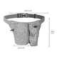 thumbnail image 3 of Riñonera deportiva para correr para hombre y mujer | Riñonera deportiva de gran capacidad con bolsillo para teléfono y conector para auriculares | Nailon resistente al agua para ciclismo,, 3 of 3