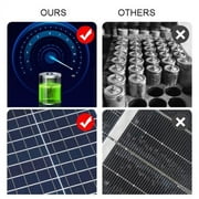 MDHAND 100W Solar Street Light, Super Bright LED with PIR Motion Sensor, Remote Control, Waterproof