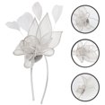 thumbnail image 4 of Yuanmiaoke Fascinator Headband Tea Party Hat Hair Clip for Tea Party Cocktail Party Halloween Christmas, 4 of 10