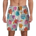 thumbnail image 2 of Goofa Easter Egg Printed Men's Swim Trunks Board Shorts Quick Dry Mens Swimming Trunks with Compression Liner,Breathable Fit Hawaii Beach Shorts-XX-Large, 2 of 9