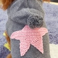 thumbnail image 5 of Reheyre Winter Autumn Pet Dog Warm Knitted Sweater Clothes Coat Costume Hooded Apparel, 5 of 8