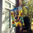 thumbnail image 7 of German Shepherd in Sunflowers House Flag 28 in x 40 in, 7 of 7