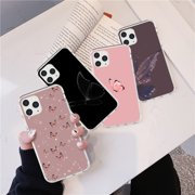 Butterfly Soft Protective Good Reputation Handworked Cell Phone Cover for iPhone 13 Pro Max 13 13 Mini 12 Pro Max 12 Pro 12 Mini 11 Pro Max Xs Max XR 6 7 8 Plus 5 SE 2020 Case for Samsung S20
