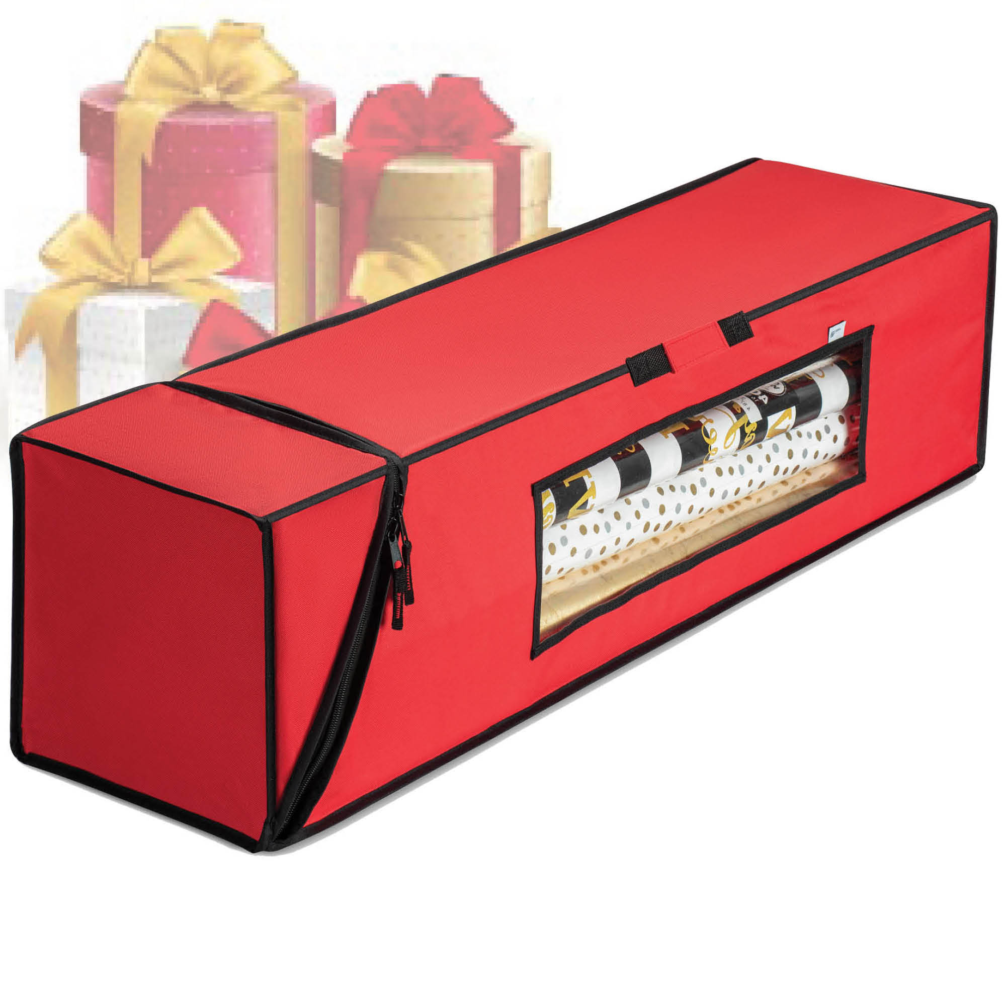 Premium square Narrow Gift wrap Storage Christmas Wrapping Paper