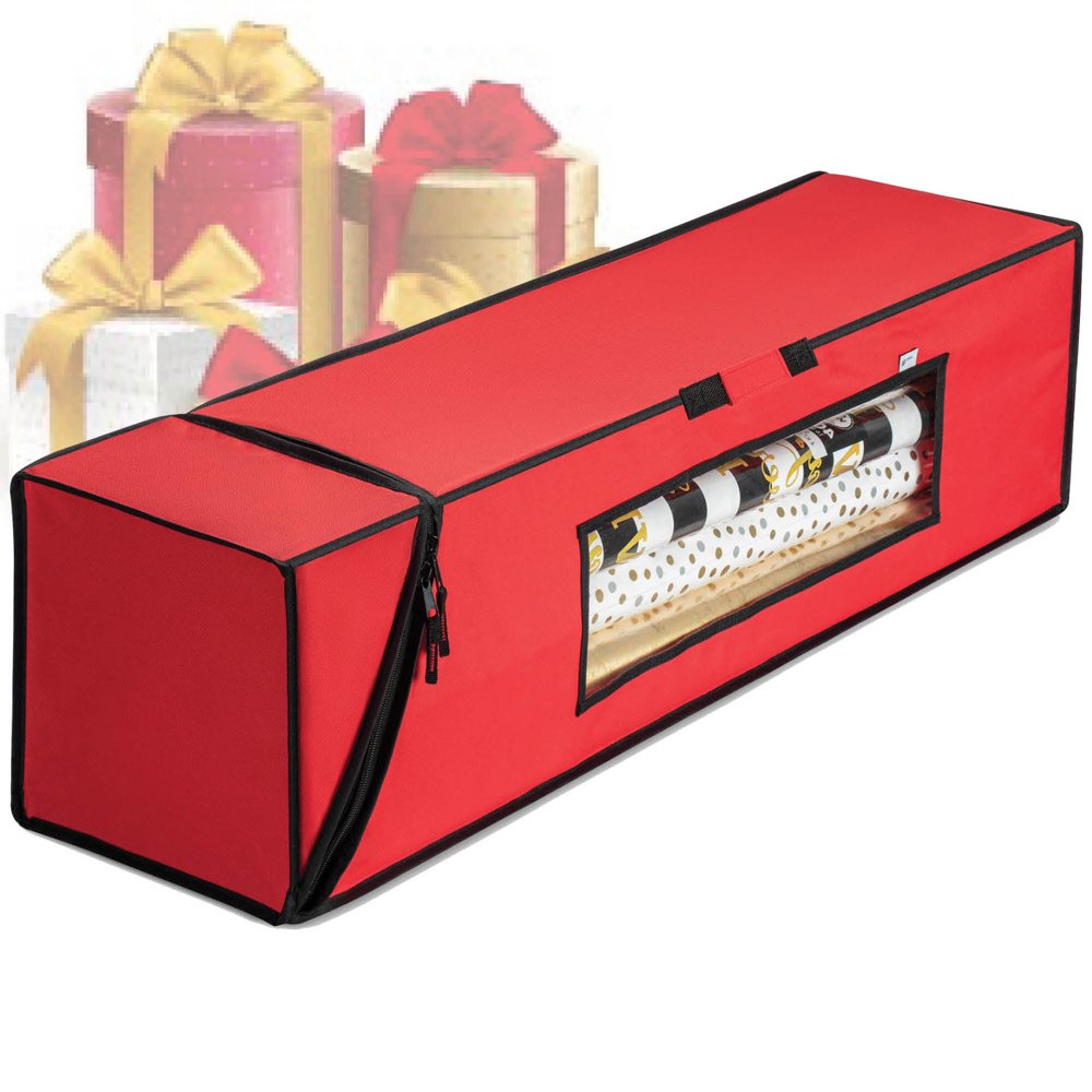 Premium square Narrow Gift wrap Storage Christmas Wrapping Paper