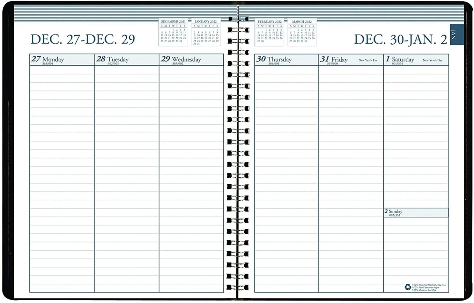 House of Doolittle 2022-2023 Monthly Calendar Planner 2 Years 6.9 Expense Log