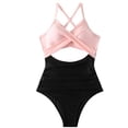 thumbnail image 2 of KYAIGUO Women's One Piece Bikini Swimsuits Slimming Swimwear Plus Bathing Suits, 2 of 8
