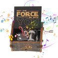 thumbnail image 3 of Wooden Desktop Decorations Fashion Retro Musical Box for Birthday Christmas Gift, 3 of 5