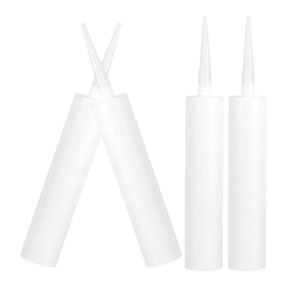 Raindrops 4Pcs Grout Sealant Tubes Plastic Reusable Caulking Tubes For Homeowners