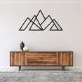 thumbnail image 3 of Geometric Mountains - Metal Wall Art, 3 of 3