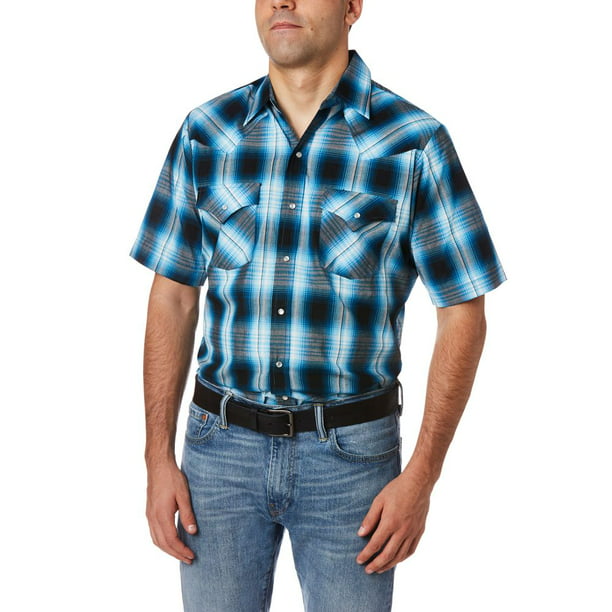 Ely Cattleman - Ely Cattleman Big and Tall Short Sleeve Classic Plaid ...