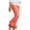Orange, variant on yardsong Girls Ruffle Bottom Pants Little Girls Soft Dance Yoga Ankle Leggings Elastic Waist Stretchy Full Length Workout Pants Playwear 5 Years