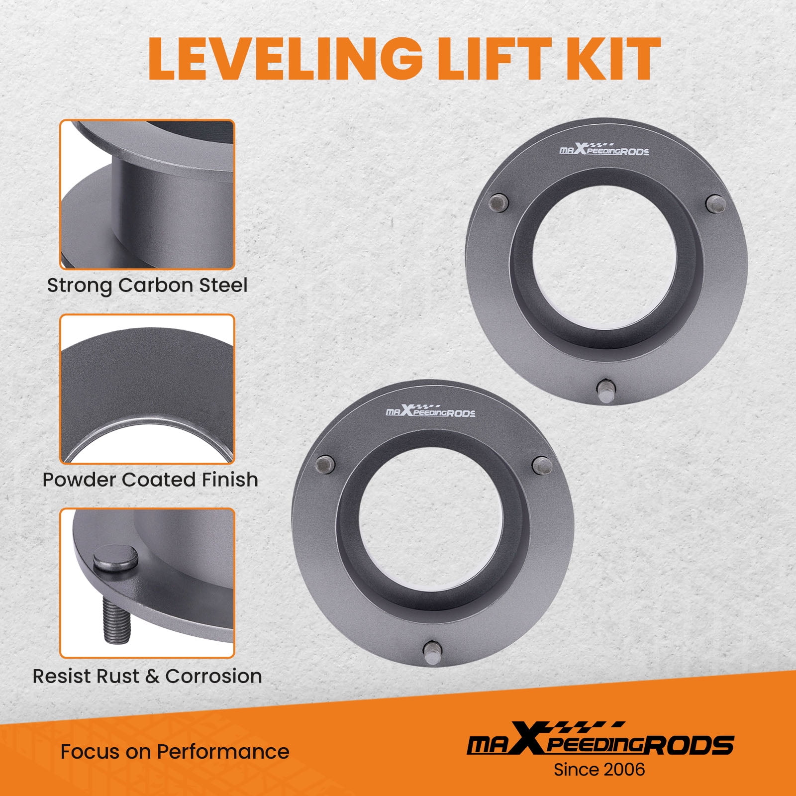 Maxpeedingrods 3.5" Front Level Lift Kit Spacers For Dodge Ram 1500 2500 3500 4x4 4WD 1994-2013