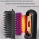 thumbnail image 3 of Cepillo alisador de pelo inalámbrico con cerdas calefactables, 2 en 1, alisador y rizador para todo tipo de cabello, negro y rosa., 3 of 5