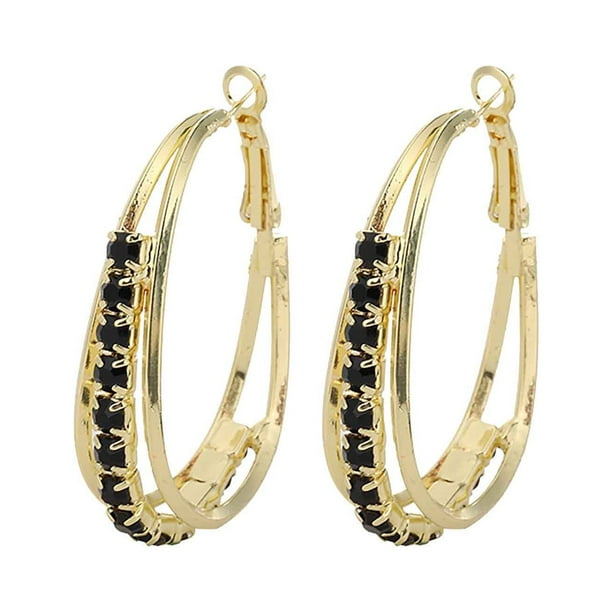 Pendientes de aro con circonitas delicadas para mujer y niña, joyería de moda, regalo de San Valentín para mujer, pendientes.