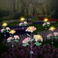 thumbnail image 4 of Solar Outdoor Garden Lighting Solution for Hydrangea-Style Decorative Ground Inserted Light Flower Spotlight for Yard Visualization and Wind-Swayed Swaying Garden, 4 of 5